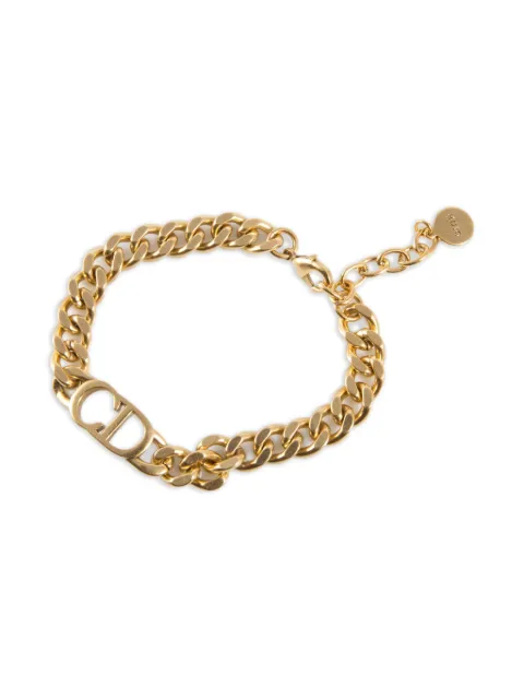 Christian Dior Pre-Owned 2000s chain bracelet Gold 15016228