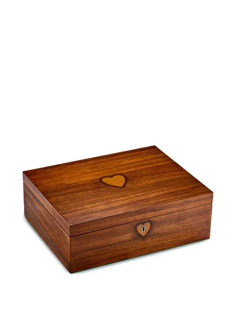 WOLF Ballet musical jewellery box (26cm x 20.2cm) Brown 190116