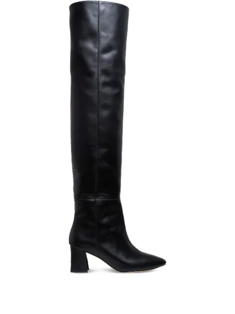 GINISSIMA 65mm leather boots Black MLNAAL60BLK005