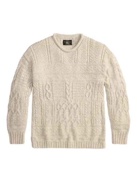 Ralph Lauren RRL cable-knit sweater Neutrals 782P08389001