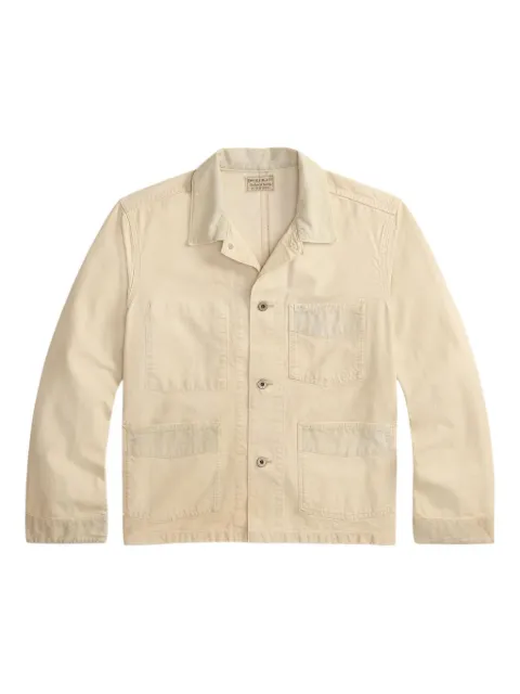 Ralph Lauren RRL buttoned chest-pocket shirt jacket Neutrals 782P05096001