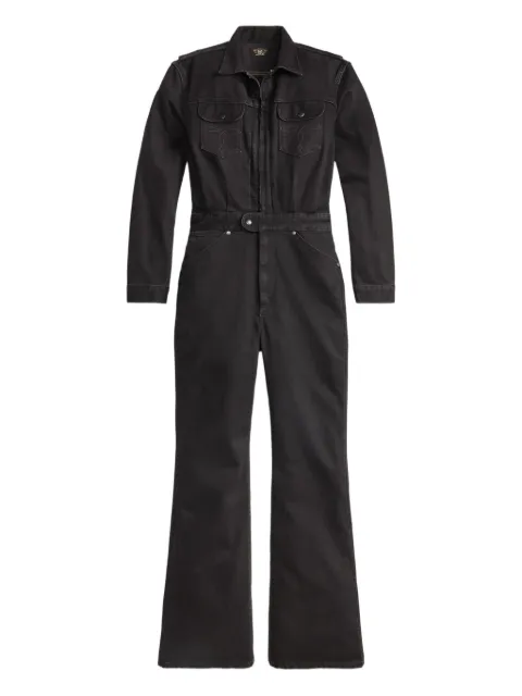 Ralph Lauren RRL zipped denim jumpsuit Black 282P07640001