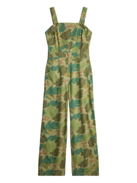 Ralph Lauren RRL buttoned camouflage jumpsuit Green 282P07679001