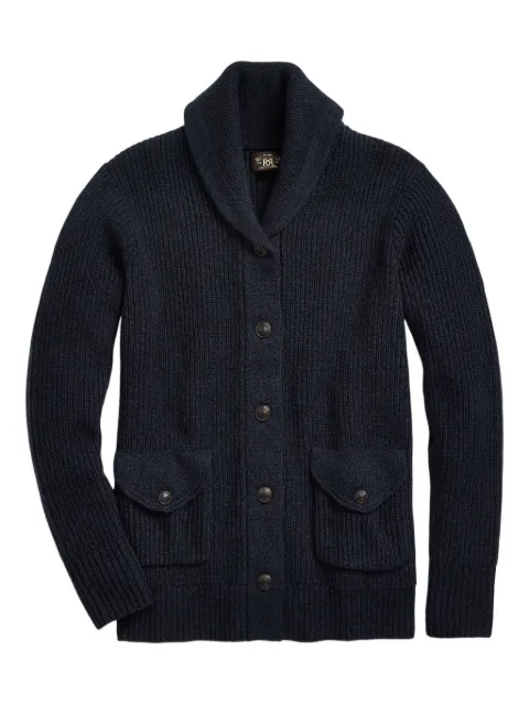 Ralph Lauren RRL shawl-collar buttoned cardigan Blue 282982768001