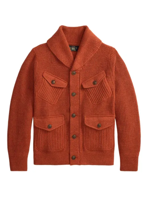 Ralph Lauren RRL buttoned pocket cardigan Orange 782P05176001