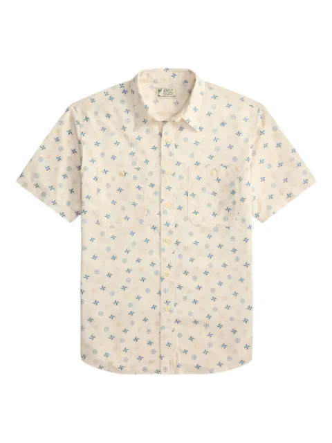 Ralph Lauren RRL buttoned printed shirt Neutrals 782P05371001
