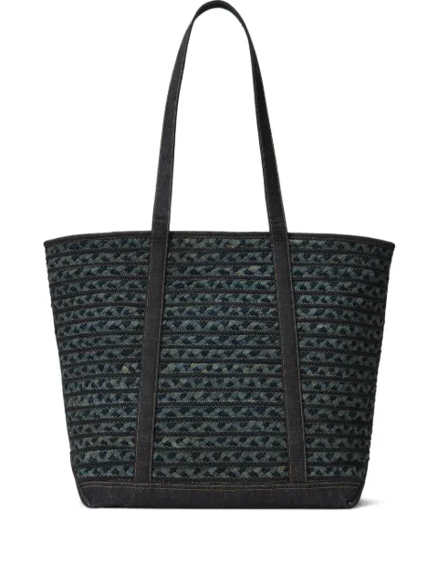 Ralph Lauren RRL woven banks tote bag Blue 417P05323001