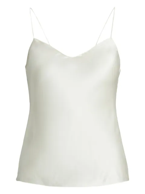 Ralph Lauren Collection Annelia V-neck spaghetti-straps tank top Neutrals 290932473003