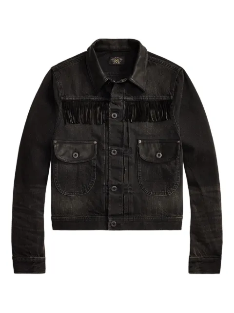 Ralph Lauren RRL fringed jacket Black 282P07619001