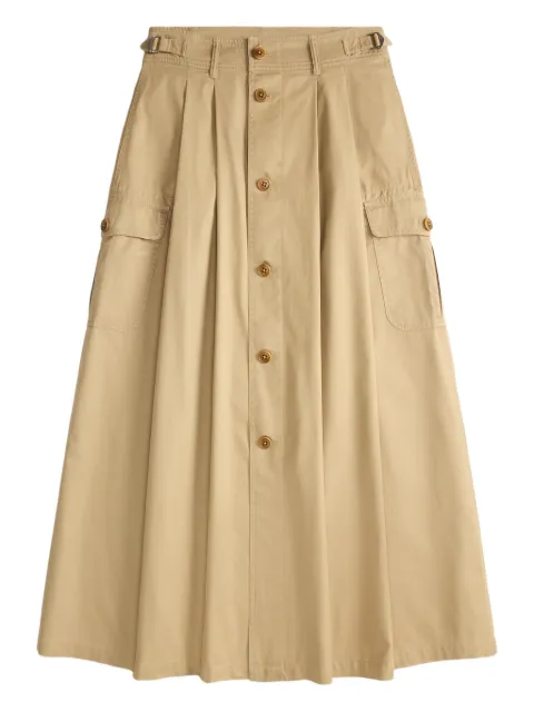 Ralph Lauren RRL cargo-pockets midi skirt Neutrals 282P07685001