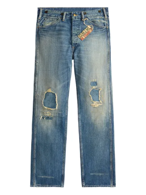 Ralph Lauren RRL distressed cotton jeans Blue 782P05137001