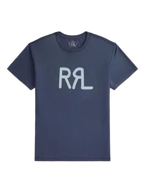 Ralph Lauren RRL logo-print cotton T-shirt Blue 782P05189003