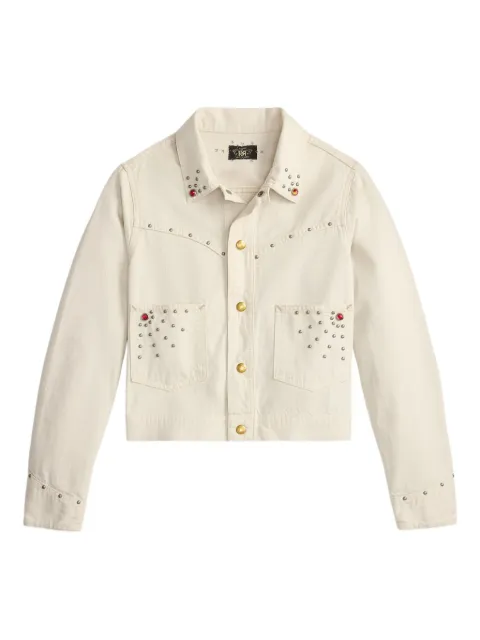 Ralph Lauren RRL studded embellished jacket Neutrals 282P07699001