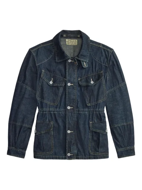 Ralph Lauren RRL buttoned zip-up jacket Blue 782P05092001