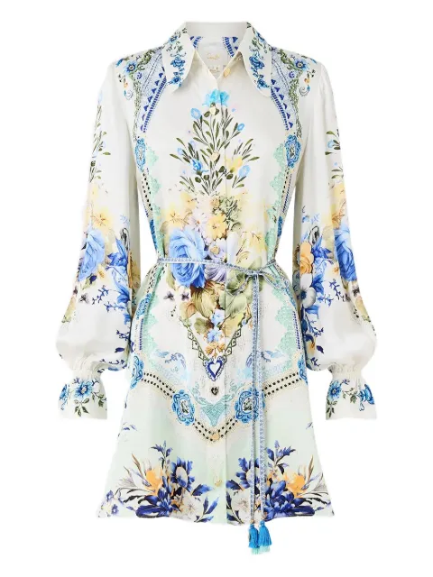 Camilla My Homespun Heart mini shirt dress Blue 00038869