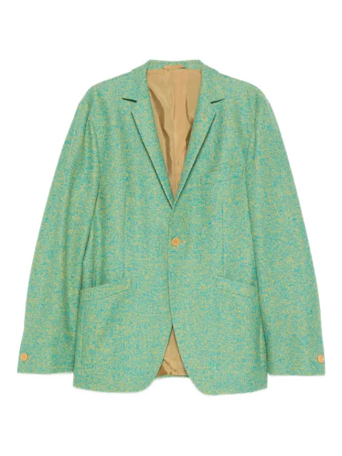 Romeo Gigli Pre-Owned 1990s single-breasted blazer Blue RG600TY