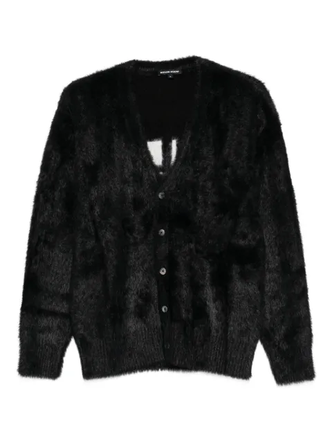 Boiler Room Hairy cardigan Black AW25KN01