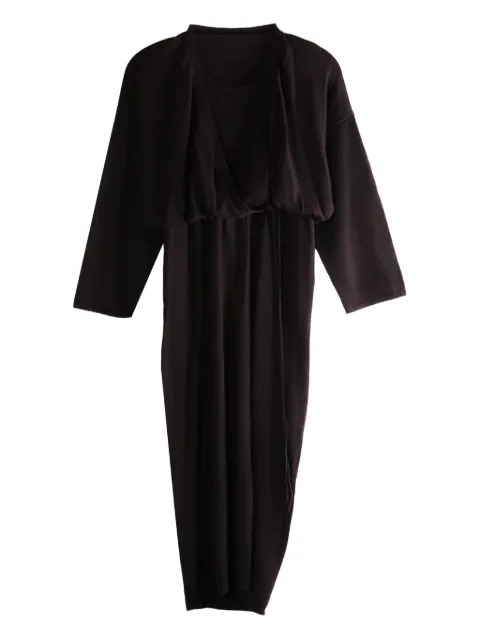 YANGKEHAN wrap split dress Purple YKH25ADRS420P