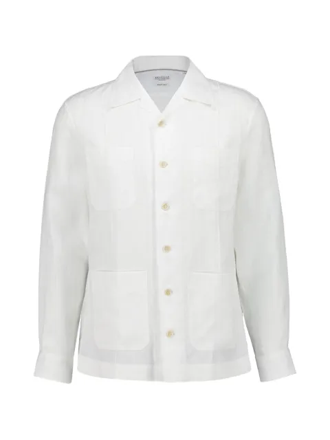 Brunello Cucinelli long-sleeve shirt White MA6780648C001