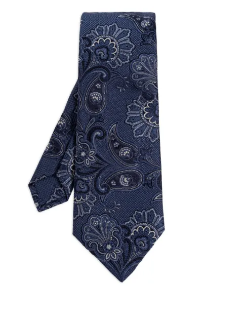 ETRO paisley-motif tie Blue MASA0001AQ396