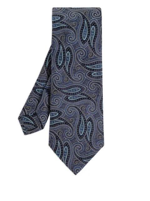 ETRO paisley-patterned tie Blue MASA0001AQ384