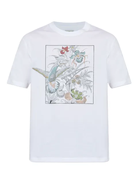 ETRO floral-print T-shirt White MRMA0002AV902