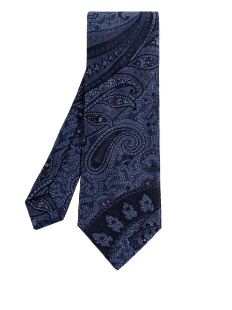 ETRO paisley-patterned tie Blue MASA0001AQ382
