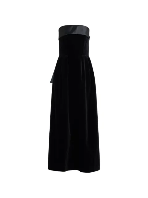 Dice Kayek strapless bow dress Black FW25R271