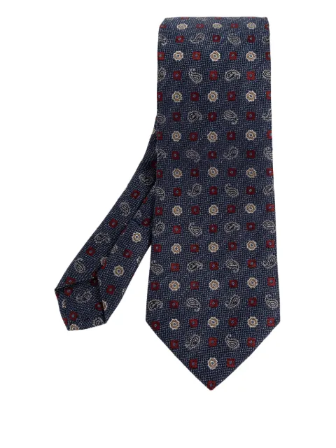 ETRO paisley-motifs tie Blue MASA0001AQ397