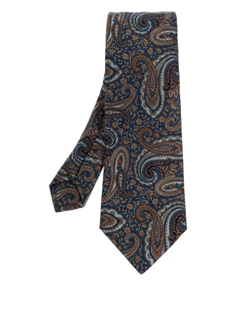 ETRO paisley-patterned tie Blue MASA0001AQ395