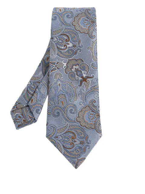 ETRO paisley-patterned tie Blue MASA0001AQ389