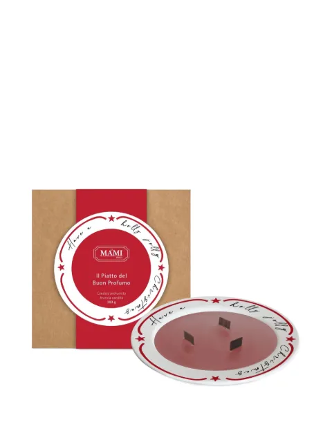 BACI MILANO holly jolly xmas candela Red CAND208