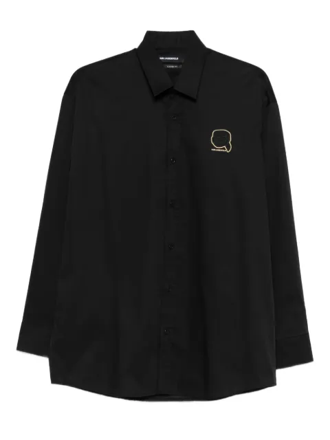 Karl Lagerfeld Ikonic Karl-motif shirt Black 60591660561600