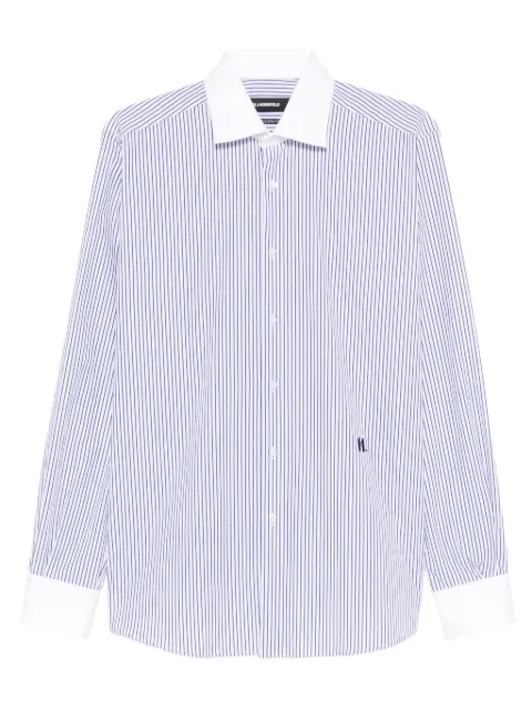 Karl Lagerfeld striped modern-fit shirt White 60511760561633