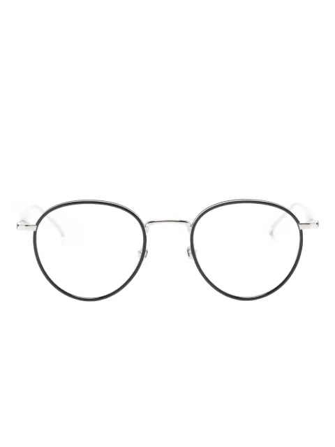 Montblanc oval-frame glasses Black MB0442O
