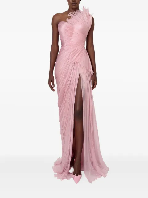 Iris Serban Winnona one-shoulder maxi dress Pink WINNONA