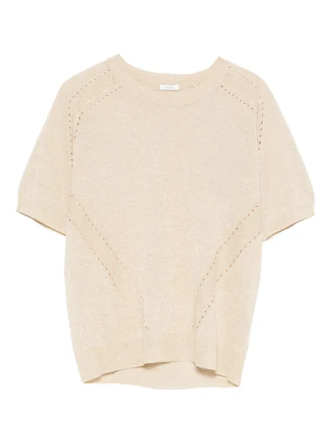 JOSEPH Lille perforated top Neutrals JF009527