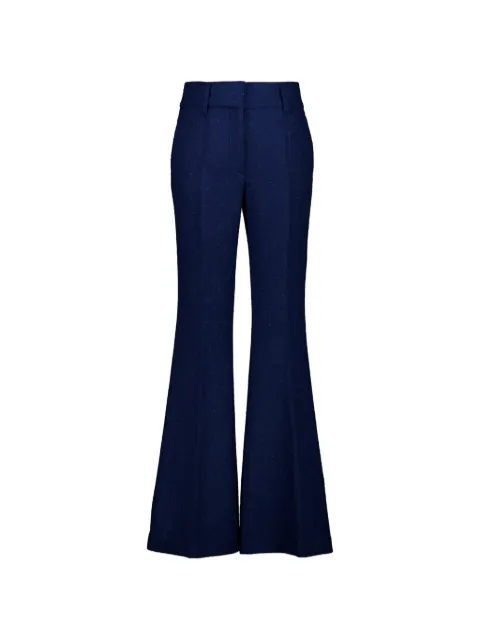 Gabriela Hearst Rhein flared trousers Blue 3262109C132