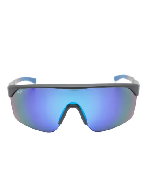 Maui Jim Paluna rectangle-frame sunglasses Black MJ0595SPALUNA