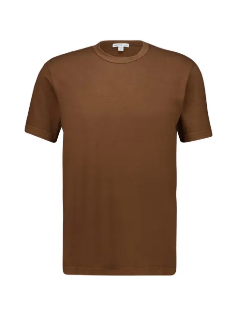James Perse short-sleeved crew-neck T-shirt Brown MLJ3311