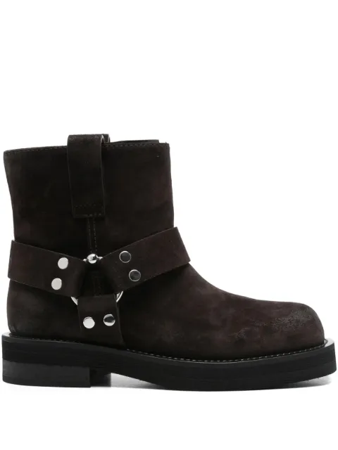3juin Steve buckle-strap suede boots Brown STEVE020SUEDE