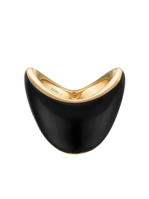 ZAHN-Z 14K yellow gold Zaha onyx ring Gold ZZZ05