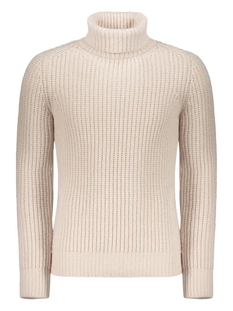 Moorer Cortina-PMA ribbed-knit roll-neck sweater Neutrals CORTINAPMA