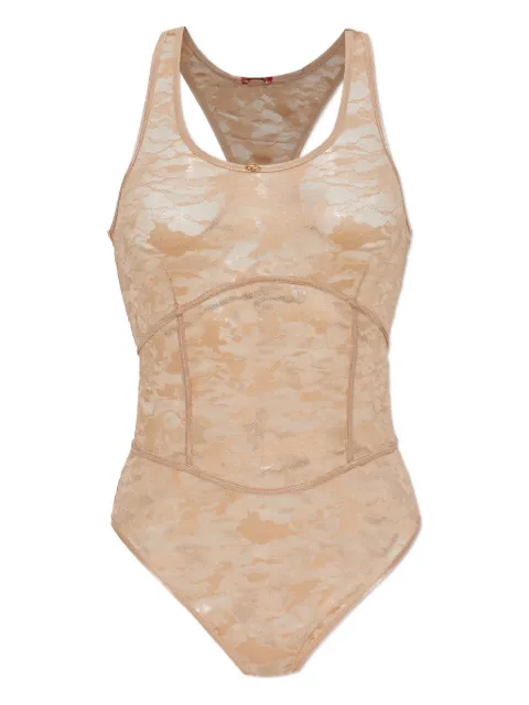 Diesel lace racerback bodysuit Neutrals A201690DRAK