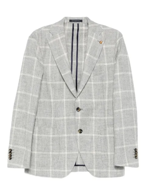LATORRE check-pattern blazer Grey D84QG0567