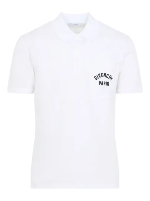 Givenchy logo polo shirt White BML00T3YSD