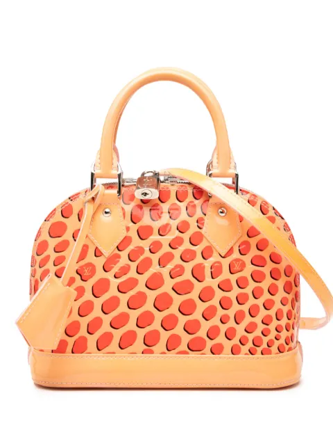 Louis Vuitton Pre-Owned 2016 Monogram Vernis Jungle Dots Alma BB satchel Orange BZHQ1Z1PYUFWK9HB