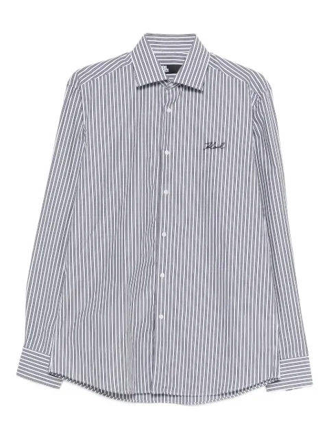 Karl Lagerfeld striped logo shirt Grey 60500160824604