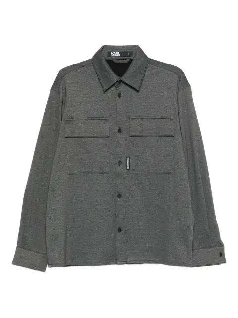 Karl Lagerfeld pocket casual shirt Grey 60594360824012