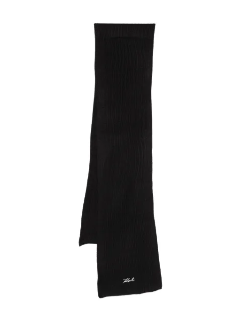 Karl Lagerfeld logo scarf Black 8056880824134